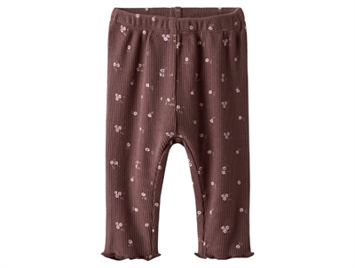 Name It leggings peppercorn med blomsterprint