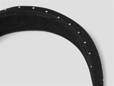 Detalje af Name It hårbøjle Black med glitrende overflade