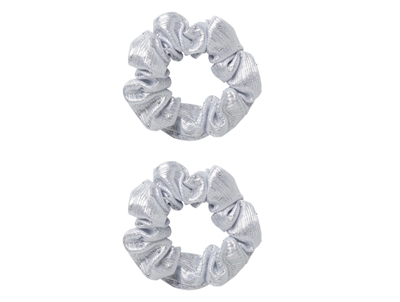 sølv hårelastikker fra Name It med glitter