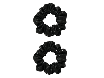 sorte hårelastikker med glitter fra Name It