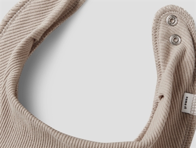 Name It Baby savlesmæk i burnished lilac, peppercorn og island fossil med ribstruktur 3-pak