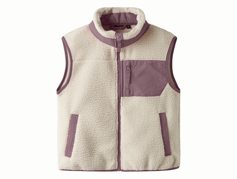 Name It Teddyvest Peyote Med Kontrastdetaljer - Str. 12y 152cm billede