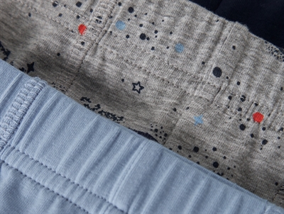 Name It boxershorts grey melange med rumprint 3-pak