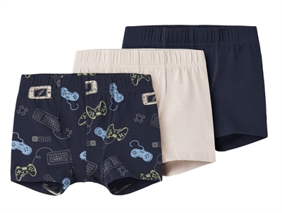 Name It boxershorts navy blazer 3-pak med gaming print