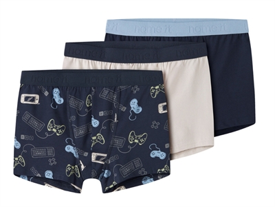 Name It boxershorts navy blazer 3-pak med gaming print
