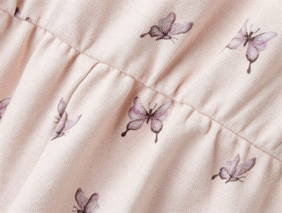 Lil\' Atelier jumpsuit i sart rosa nuance med sommerfugleprint detalje