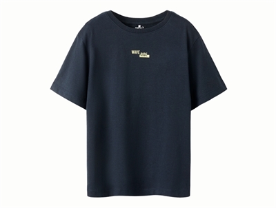 Name It t-shirt i navy nuance salute med wave ride print