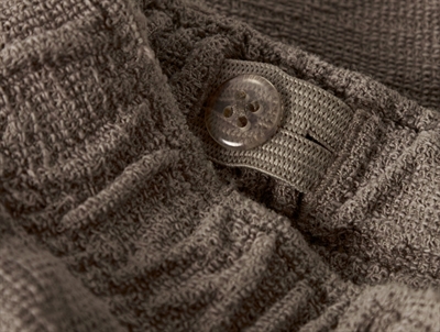 Lil\' Atelier bukser i brun nuance med snøre i taljen