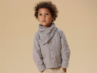 Lil\' Atelier skjorte shitake med tern