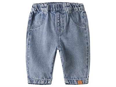 Lil' Atelier baby jeans medium blue denim med baggy pasform