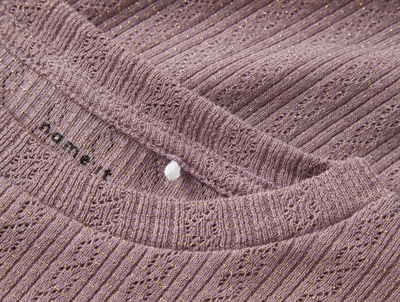 name it mini bluse toadstool med glimmerstruktur detalje