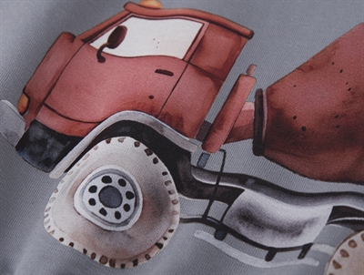 name it mini sweatshirt tradewinds med lastbilprint detalje