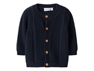 Name It cardigan navy blazer i strukturstrik