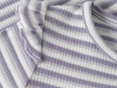Name It bluse lavender gray cloud dancer med striber