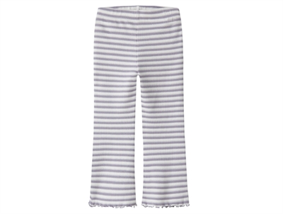 Name It bukser lavender gray cloud dancer med striber