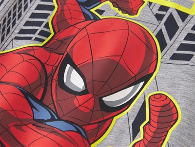 Name It sweatshirt grey melange med Spider-Man print