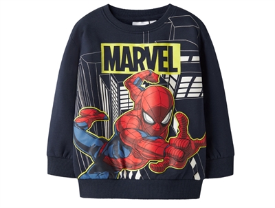 Name It sweatshirt navy blazer med Spider-Man print