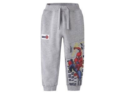 Name It sweatpants grey melange med Spider-Man print