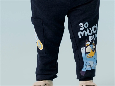 Name It sweatpants navy blazer melange med Bluey print