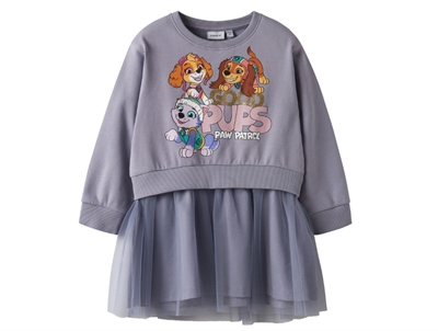 Name It Paw Patrol kjole lavender gray med tylskørt