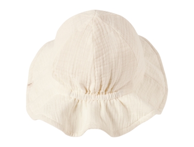 Lil\' Atelier solhat i råhvid nuance set bagfra