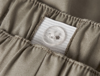 Lil\' Atelier badeshorts i brun nuance med snøre i taljen