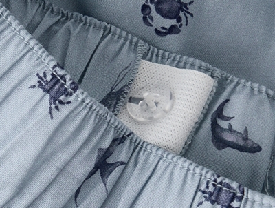 Lil\' Atelier badeshorts i blå nuance med snøre i taljen