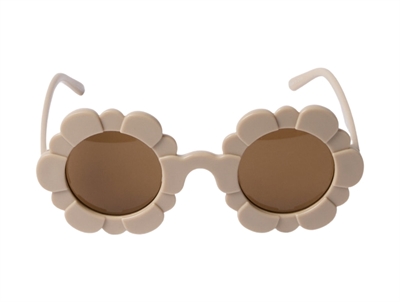 Lil\' Atelier solbriller i beige nuance set forfra