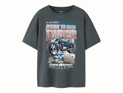 Name It t-shirt i urban chic med born to race rider print foran