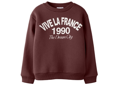 Name It sweatshirt andorra med frontprint produktfoto