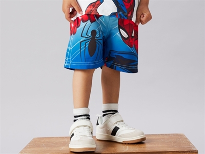 Name It badeshorts blå med Spider-Man print til børn