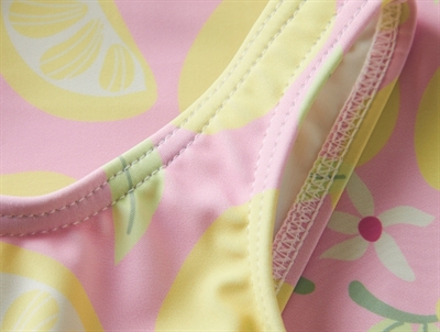 Name It badedragt pirouette citronprint detalje