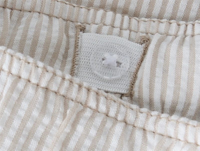 Name It badeshorts beige striber talje detalje