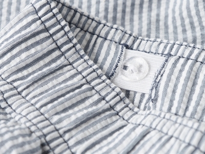 Name It badeshorts blå og råhvid striber talje detalje