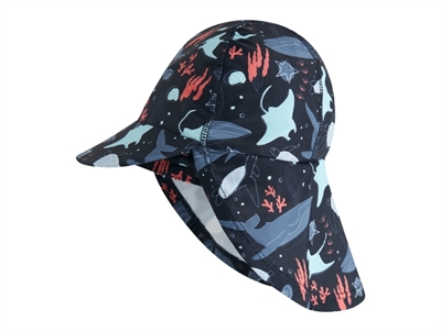 Name It UV solhat navy blazer med havdyrprint