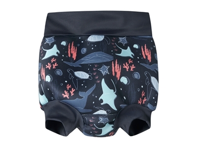 Name It badeble navy med havdyr print til baby