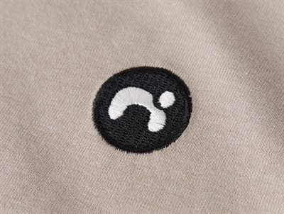 Name It t-shirt beige badge detalje