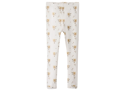 leggings i coconut milk fra Lil' Atelier med blomsterprint