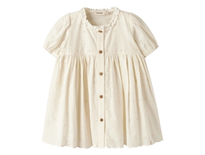 Lil\' Atelier kjole i råhvid nuance set forfra