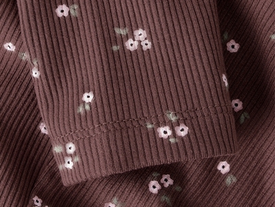 Name It leggings i brun nuance med blomsterprint