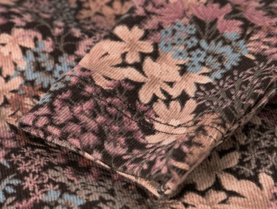 Name It bluse chocolate brown med blomsterprint