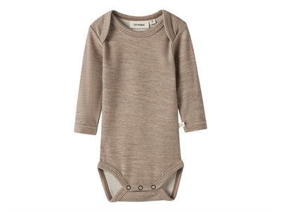 Lil' Atelier merinould body i lysebrun nuance