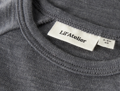 Lil\' Atelier body i merinould med raglanærmer