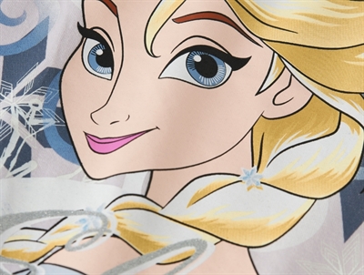 Name It t-shirt lavender fog Frozen Elsa print detalje