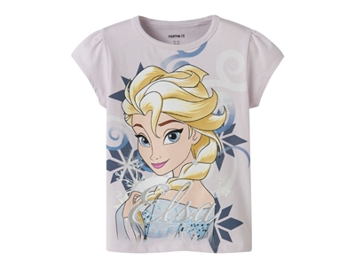 Name It t-shirt i lilla nuance med Elsa fra Disney Frozen