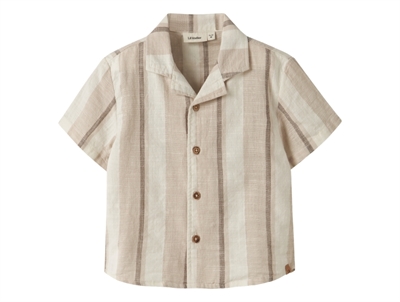 Lil\' Atelier skjorte i råhvid nuance set forfra