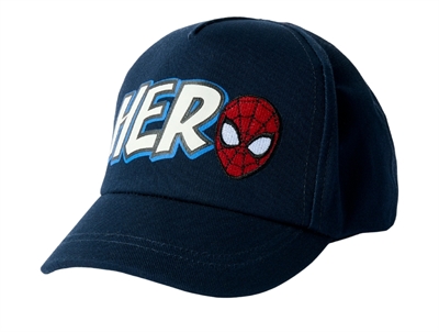 name it spider man kasket navy børn