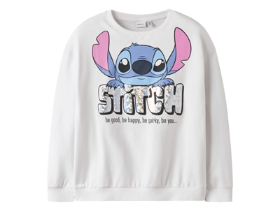 Name It sweatshirt bright white med Disney Stitch motiv
