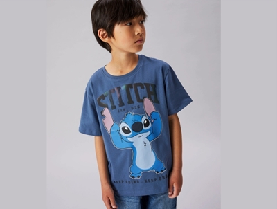 Name It t-shirt vintage indigo med Stitch motiv