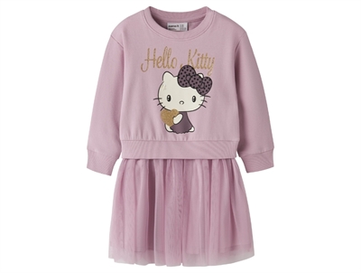 Name It Hello Kitty kjole i lilla med tyl